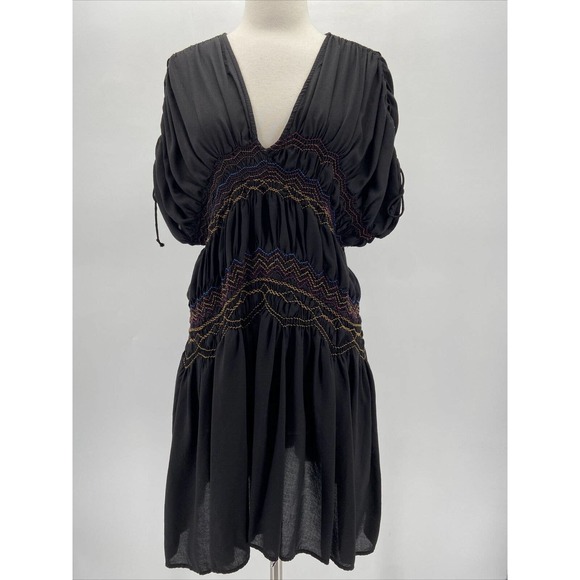 Free People Dresses & Skirts - Free People Brown Smocked Love on the Run Dress XS